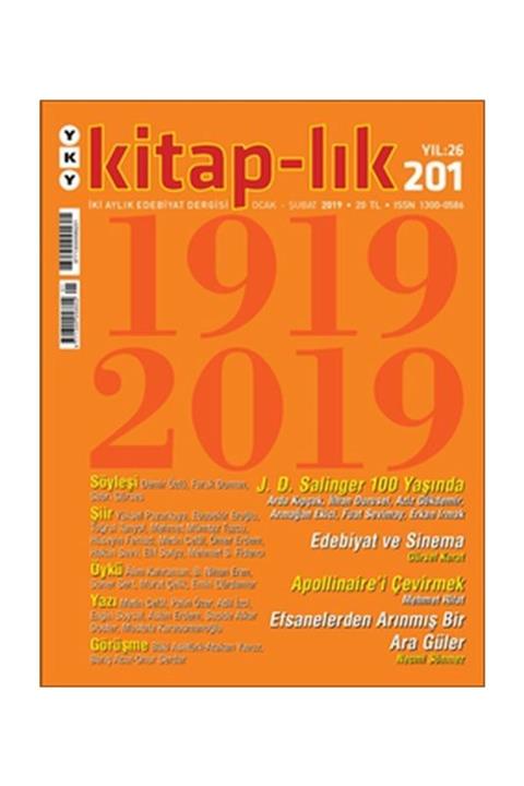 Yapı Kredi Yayınları Kitap Lık 201 Ocak Şubat 2019