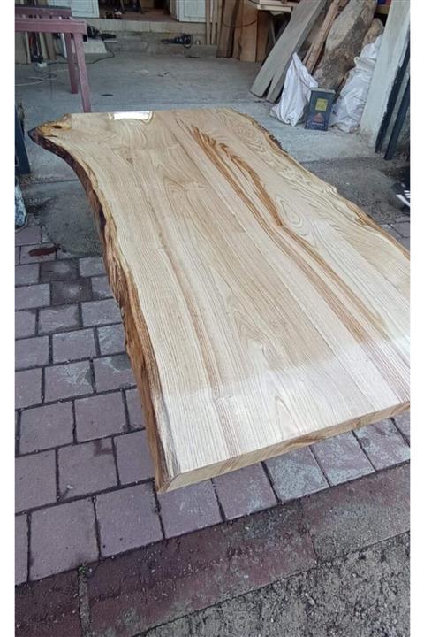 KÜTÜK MOBİLYA DİZAYN 180x90 Kestane Ağacı Yemek Masası