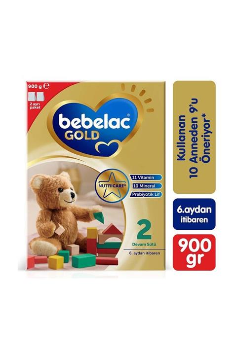 Bebelac Gold 2 Çocuk Devam Sütü 900 gr