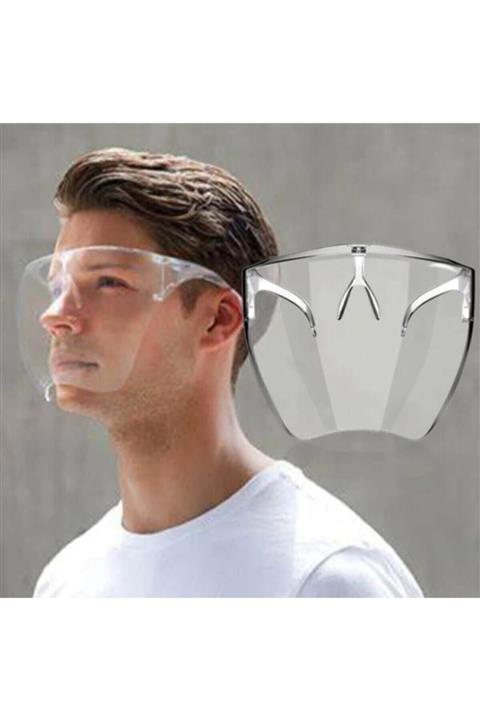 Mouth shield Yarım Yüz Koruma Maskesi Yıkanabilir Şeffaf Maske