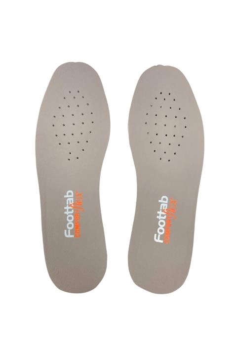 Foottab Gerçek Deri & Lateks Şok Emici Anatomik Ayakkabı Tabanlığı Naturel