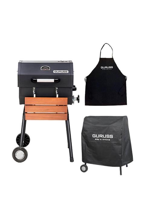 Guruss Cg-050 Tam Takım Siyah +kılıf + Önlük