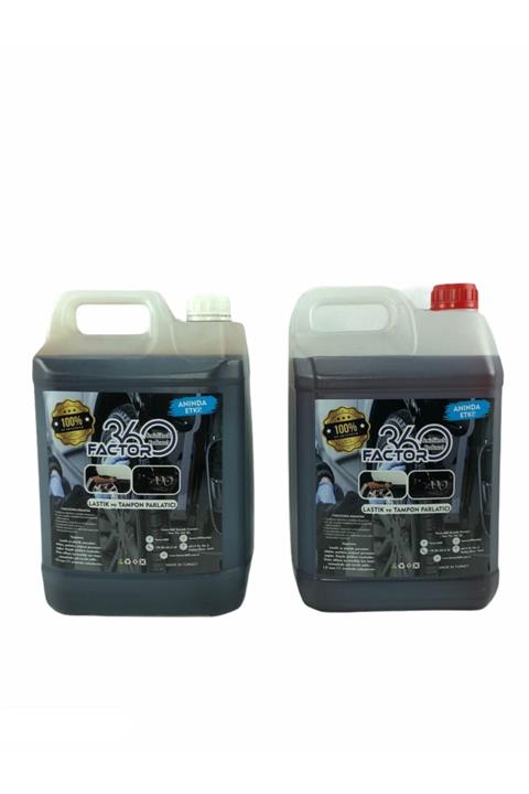 Factor360 Lastik Ve Tampon Parlatıcı 5lt+5lt