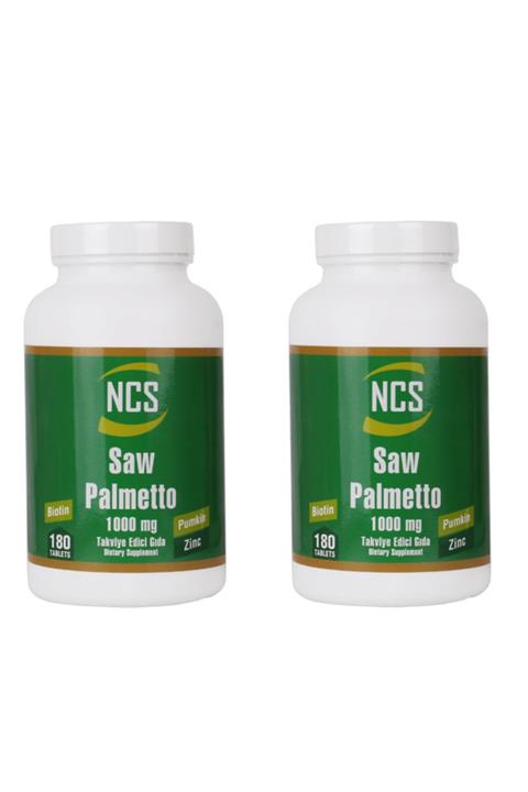 NCS Saw Palmetto 1000 Mg Pumpkin Biotin Zinc Complex 2 Kutu