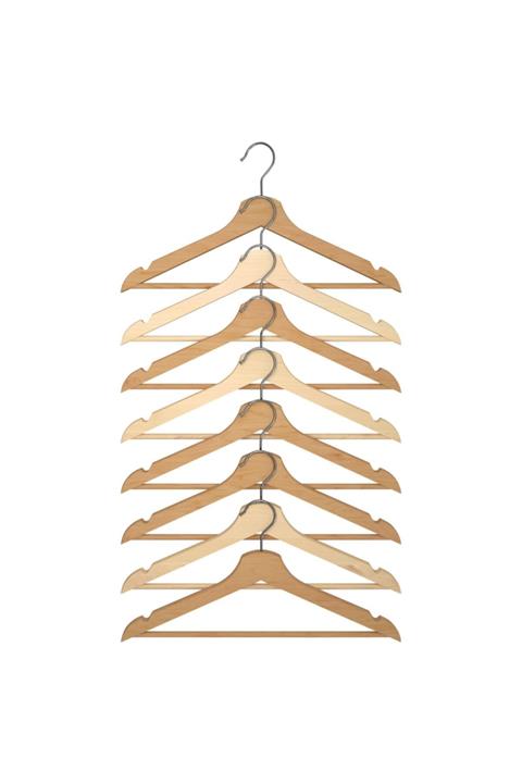 IKEA Bumerang Giysi Askısı Naturel 8'li