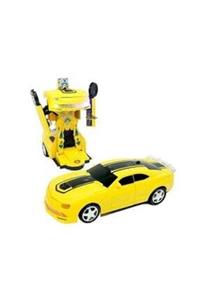 STAR TOYS Pilli Işıklı Robota Dönüşen Transformers Bumble Bee Araba