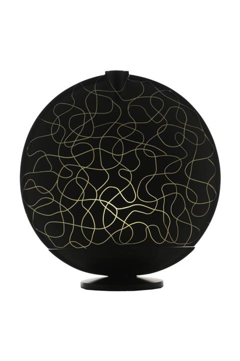 SensoHome Lamp Full Moon Large Black,Motif Cream Lamba