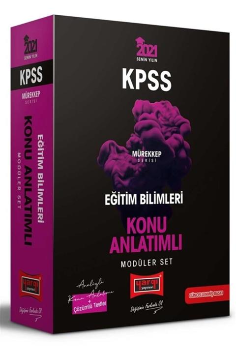 Yargı Yayınevi 2021 Kpss Eğitim Bilimleri Konu Anlatımlı Modüler