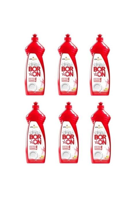 ETİ MADEN Boron Sıvı Elde Bulaşık Yıkama Deterjan Temizlik Ürünü 650 ml X 6 Adet