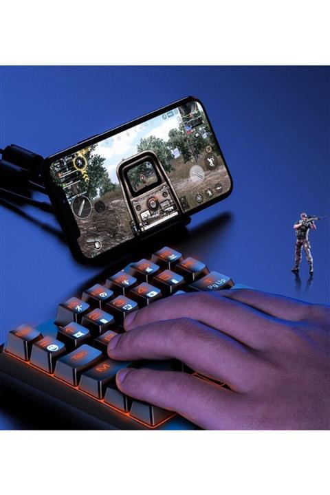 Baseus Orijinal Mobil Oyuncular Için Klavye Ve Mause Seti, Gamer Seti, Pubg, Call Of Duty Uyumlu