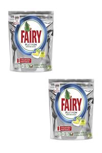 Fairy Platinum Limon Kokulu Bulaşık Makinesi Deterjanı 2 x 60 Tablet