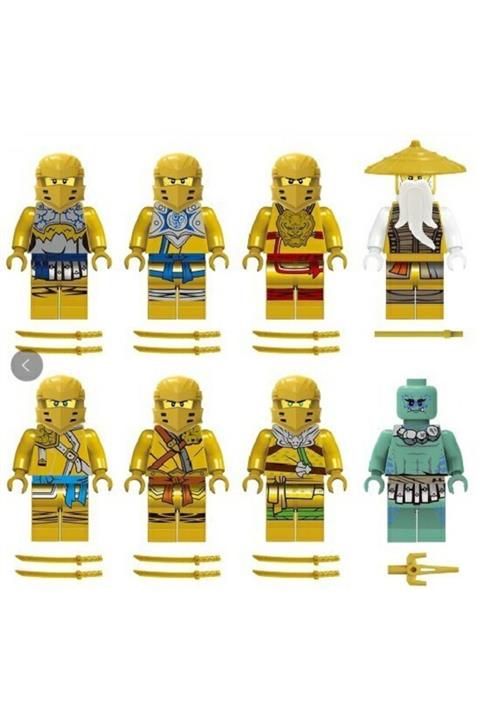 Legoedly 8 Adet Ninja Go Karakter Serisi