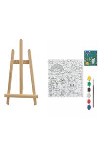Ümraniye Hobi Sanat Mini Şövalyeli Tuval Boyama Seti Bts24 Tuval Numaralı Tuval Set 25x35 Tavşan