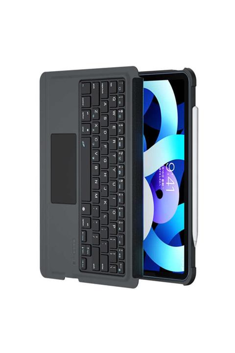 TeknoDuvar Ipad 10.2 Uyumlu Siyah Klavyeli Kılıf