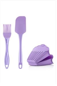 Nesto Home Silikon Fırın Tutacağı & Yumurta Fırçası & Spatula