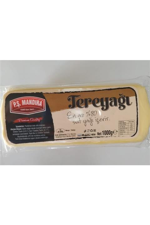 P.Ş. MANDIRA Kars Tereyağı (BOĞATEPE KÖYÜNDEN) 1000 Gr.