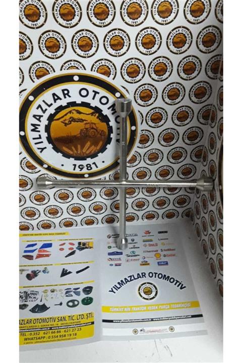 MONTAJ Istavroz Tipi 4 Lü Bijon Anahtarı Nikelajlı 17-19-21-22 Mm