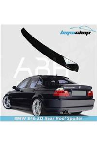 ABH DESİGN TUNİNG Bmw E46 Cam Üstü Spoiler 4 Kapı Fiber Astarlı