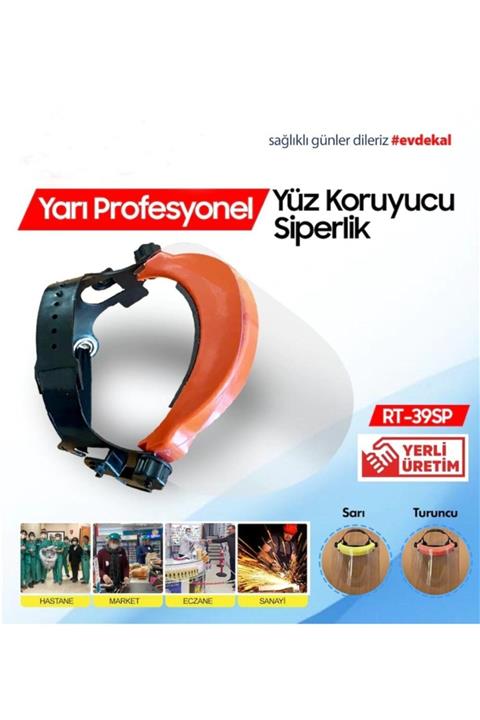 CanPower Profesyonel Yüz Siperi-hayat Kalkanı Yeşil