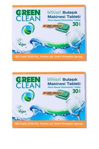 Green Clean Bulaşık Makinesi Tableti 30 Adet / 2'li Paket