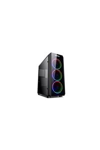 FSP Vento Vg04f Temperli Cam Mid Tower Atx Rgb Bilgisayar Kasası