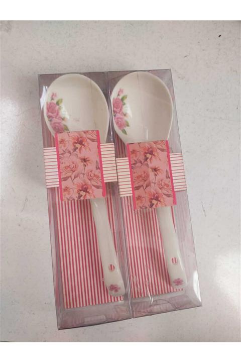 ALPER HOME 2'li Porselen Servis Kaşığı