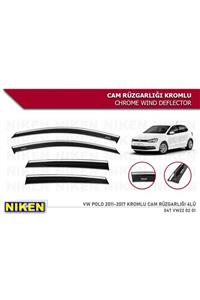 Niken Volkswagen Polo 6r 2010 2011 2012 2013 2014 2015 2016 2017 Model Kromlu Cam Rüzgarlığı