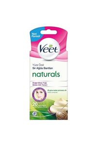 Veet Naturals Shea Yağı Yüz Bölgesi Ağda Bandı 20'li