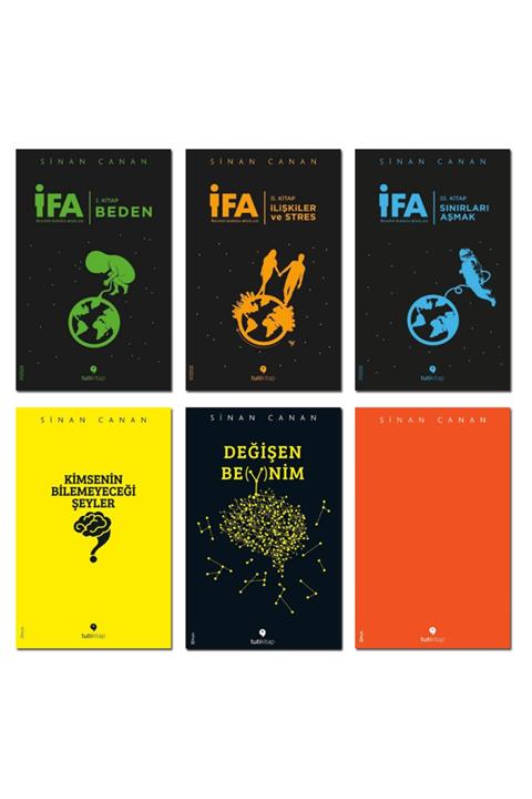 Betonsu Tasarım Ifa: 1-2-3 + Kimsenin Bilemeyeceği Şeyler + Unutulacak Şeyler + Değişen Beynim / Sinan Canan 6 Kitap