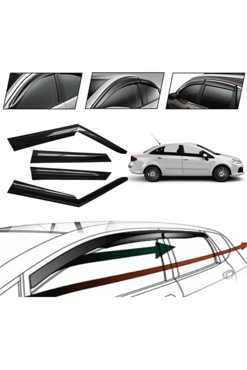OtoLine Fıat Lınea 2014 Cam Rüzgarlığı 4 Lü