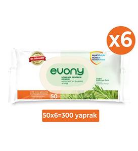 Evony Hijyenik Temizlik Mendili 6x50’li (300 Yaprak)