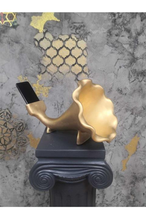 umutart Altın Gold Akustik Gramafon