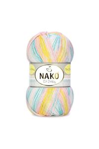 NAKO Elit Baby Mini Batik 32428 Turkuaz-sarı