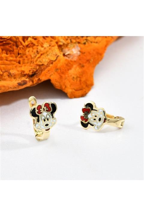 Goldberk Çocuk Küpe Mickey