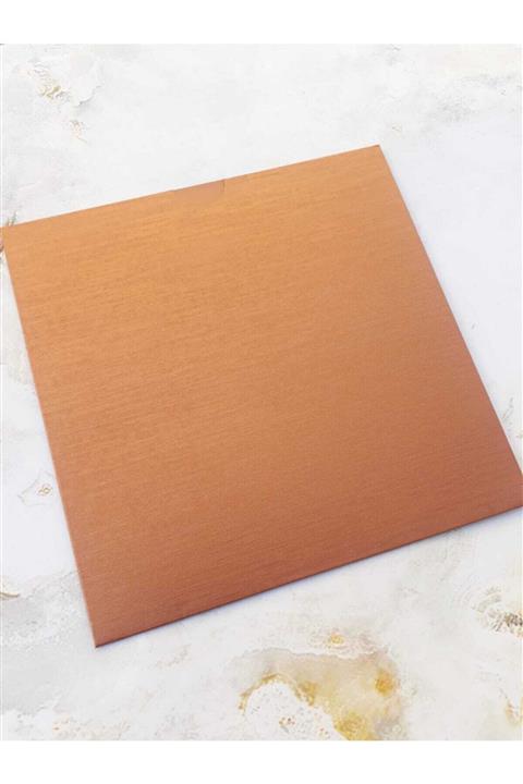 alba tasarım Kare Bakır Zarf 16.5 x 16.5