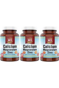 NCS Calcium Magnesium Çinko D&k 120 Tablet X 3 Kutu 360 Tablet