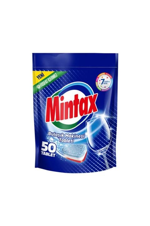 Mintax 7 In 1 Bulaşık Makinesi Tablet Deterjanı 50'li