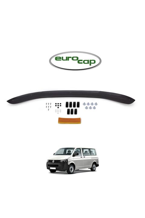 EUROCAP Volkswagen T5 Transporter Ön Kaput Koruma Rüzgarlığı 3mm Akrilik Parlak Deflektör 2009-2014