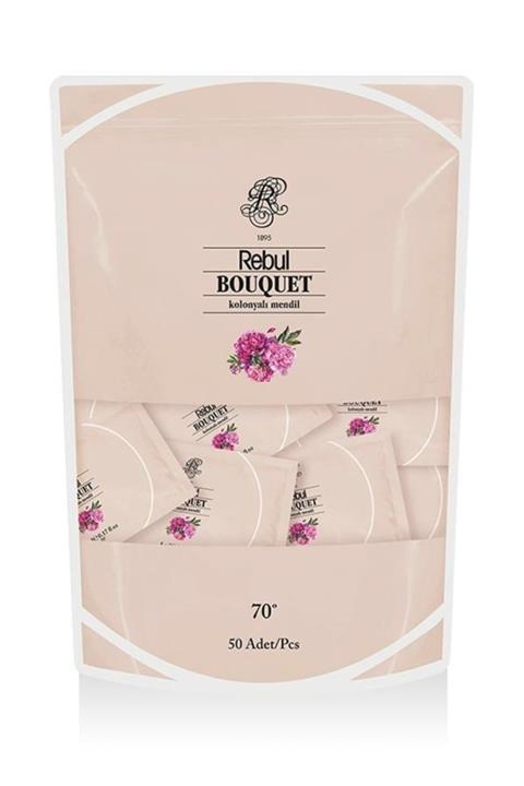 Rebul Bouquet 50lı Kolonyalı Mendıl Poset