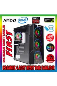 zoko Fırst 4x12cm Resetten Kontrol Rgb Fan Temper Cam Gamıng Kasa