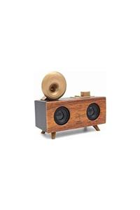 Noise Antika Klasik Ahşap Retro Dizayn Bluetooth Hoparlör Fm Radyo Gramofon B6 Müzik Kutusu