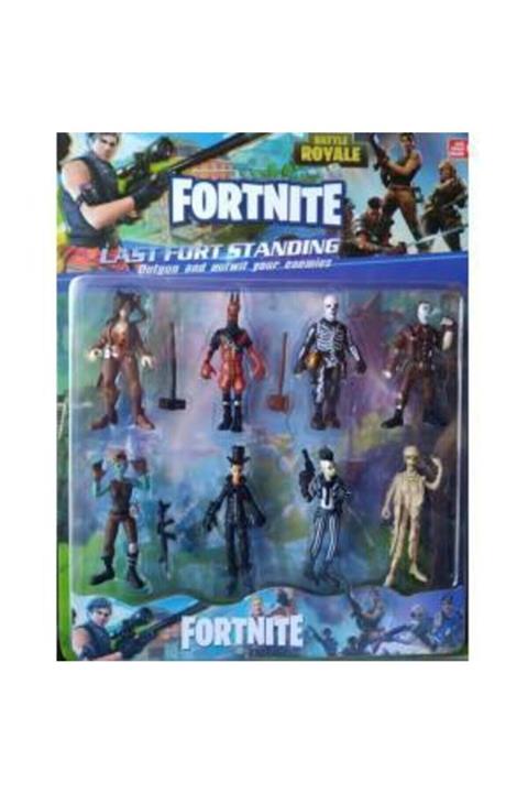 Fortnite 8'li Figür Seti Oyun Figürleri 8cm. Aksesuarlarıyla Yeni