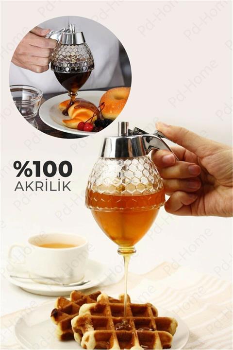 Sihirli Home Musluklu Bal Reçel Pekmez Tahin Kavanozu - Baldanlık - (cam Değildir)