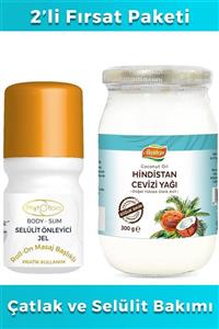 Phytoflora Soğuk Sıkım Doğal Hindistan Cevizi Yağı 300ml Masaj Başlıklı Selülit Ve Çatlak Jeli