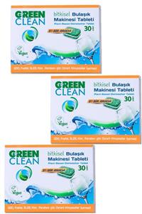 Green Clean Bulaşık Makinesi Tableti 30 Adet / 3'lü Paket