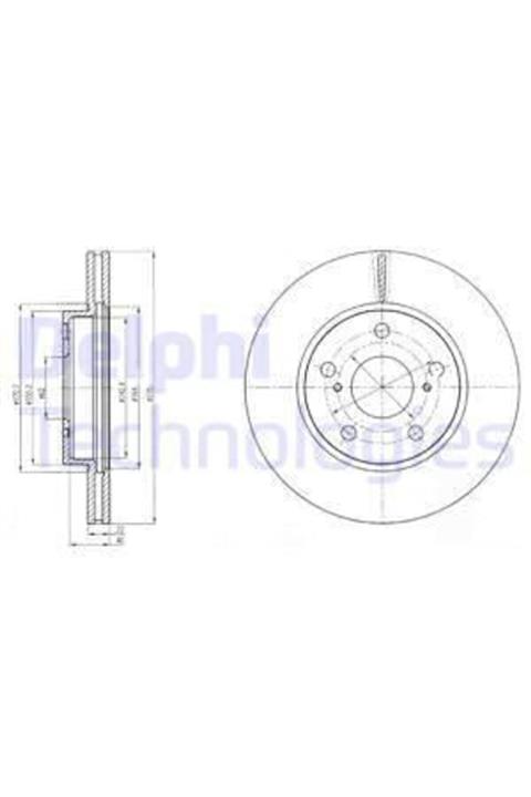 ÖZGÜÇYEDEK On Fren Dıskı (aynası) Havalı Aurıs Corolla 2007 2012 (275x5)