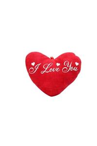 angel store Kalp Peluş Ortaboy I Love You Baskılı Yastık Hediyelik