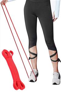 Jet Fitness Resistance Powerband 13 Mm Kırmızı Güç Bandı Orta Direnç Lastiği Pilates Latex Aerobik Squat