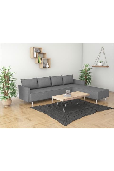 Evdemo Nihal Köşe Koltuk Takımı Gri