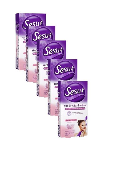 Sesu Yüz Ağda Bandı 20'li 5 Adet